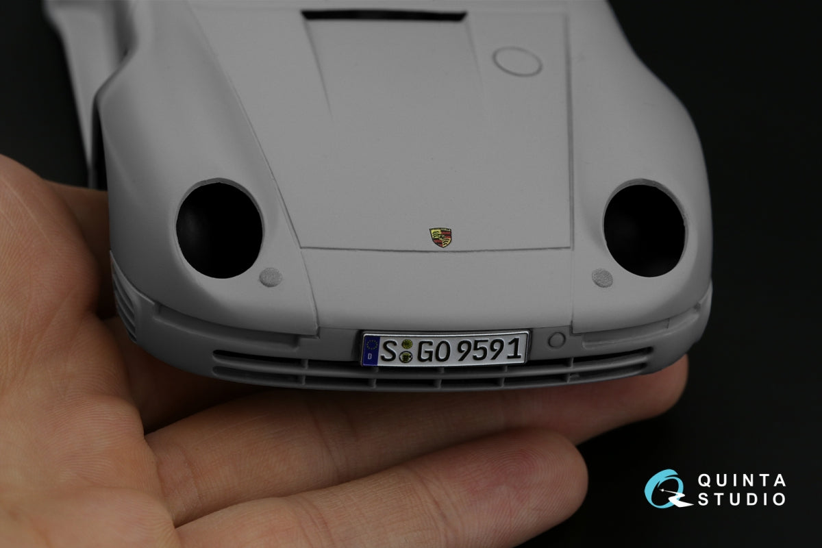 Quinta Studio QDS-24003 Porsche 959 3D-Printed &amp;amp; coloured Interior on decal paper (Tamiya) (Small version) 1/24 – imagen 6