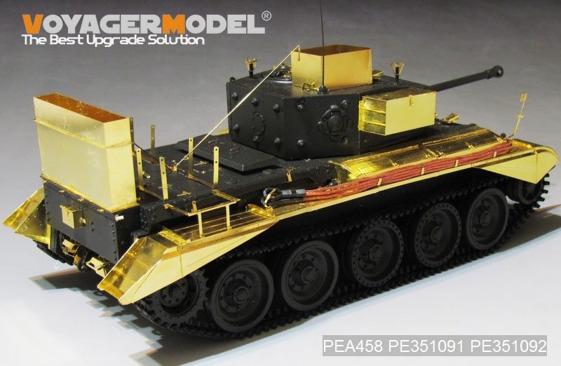 Voyager Model PEA458 WWII UK Cromwell Mk. IV/Centaur C.S.Mk IV Deep Wading Trunks（For TAMIYA 35221/35232) 1/35 – Bild 12