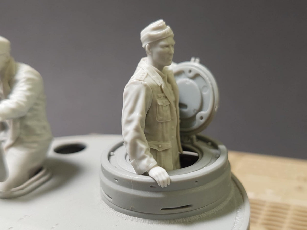 Panzer Art FI35-257 DAK « Tigre » commandant de char 1/35 – image 3