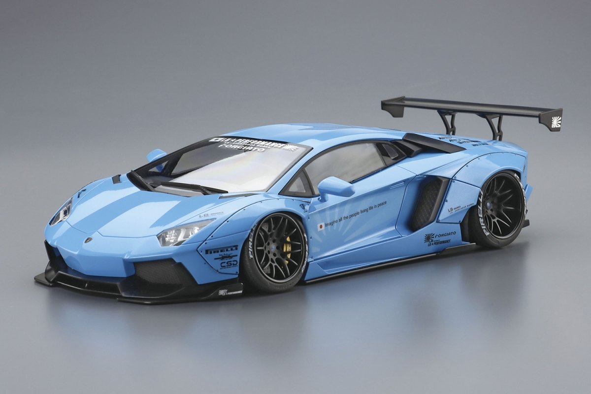Aoshima 05989 LB-WORKS Lamborghini Aventador Ver.1 1/24 – imagen 3