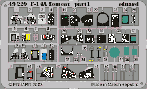 Eduard BIG4816 F-14A 1/48 HASEGAWA – imagen 5