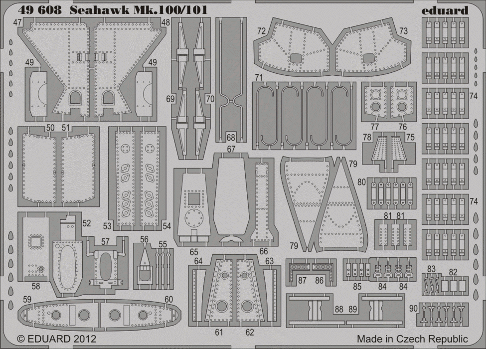 Eduard 49608 Seahawk Mk.100/101 S. A. 1/48 TRUMPETER – imagen 2
