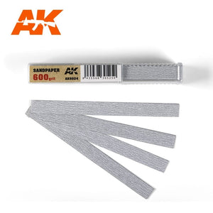 AK Interactive AK9024 PAPIER DE SABLAGE GRAIN 600 (SÈCHE)