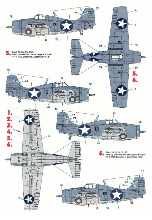 Techmod 48131 Grumman F4F-4 Wildcat 1/48 – Bild 6