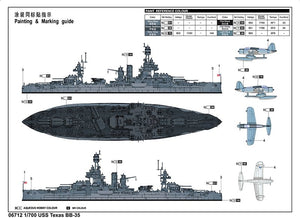 Trumpeter 06712 USS Texas BB-35 1/700 – Bild 3
