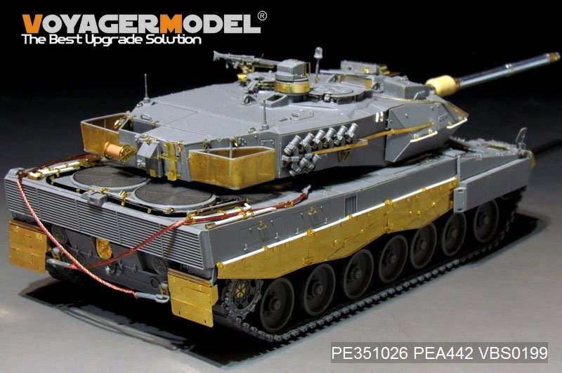 Maquette Voyager PE351026 Leopard 2A6 allemand moderne de base pour Border BT-002 1/35 – image 14
