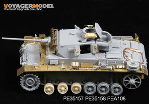 Maquette Voyager PE35158 Ailes de la Seconde Guerre mondiale pour Panzer III version intermédiaire/tardive (pour DRAGON) 1/35  – image 4
