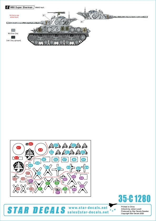 Star Decals 35-C1280 Lebanese Tanks &amp;amp; AFVs 10 1/35 – imagen 2