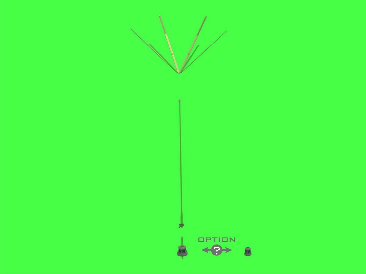 Master GM-35-045 German WWII 1,8m star antenna (for command tanks) (1pc) 1/35 – immagine 6