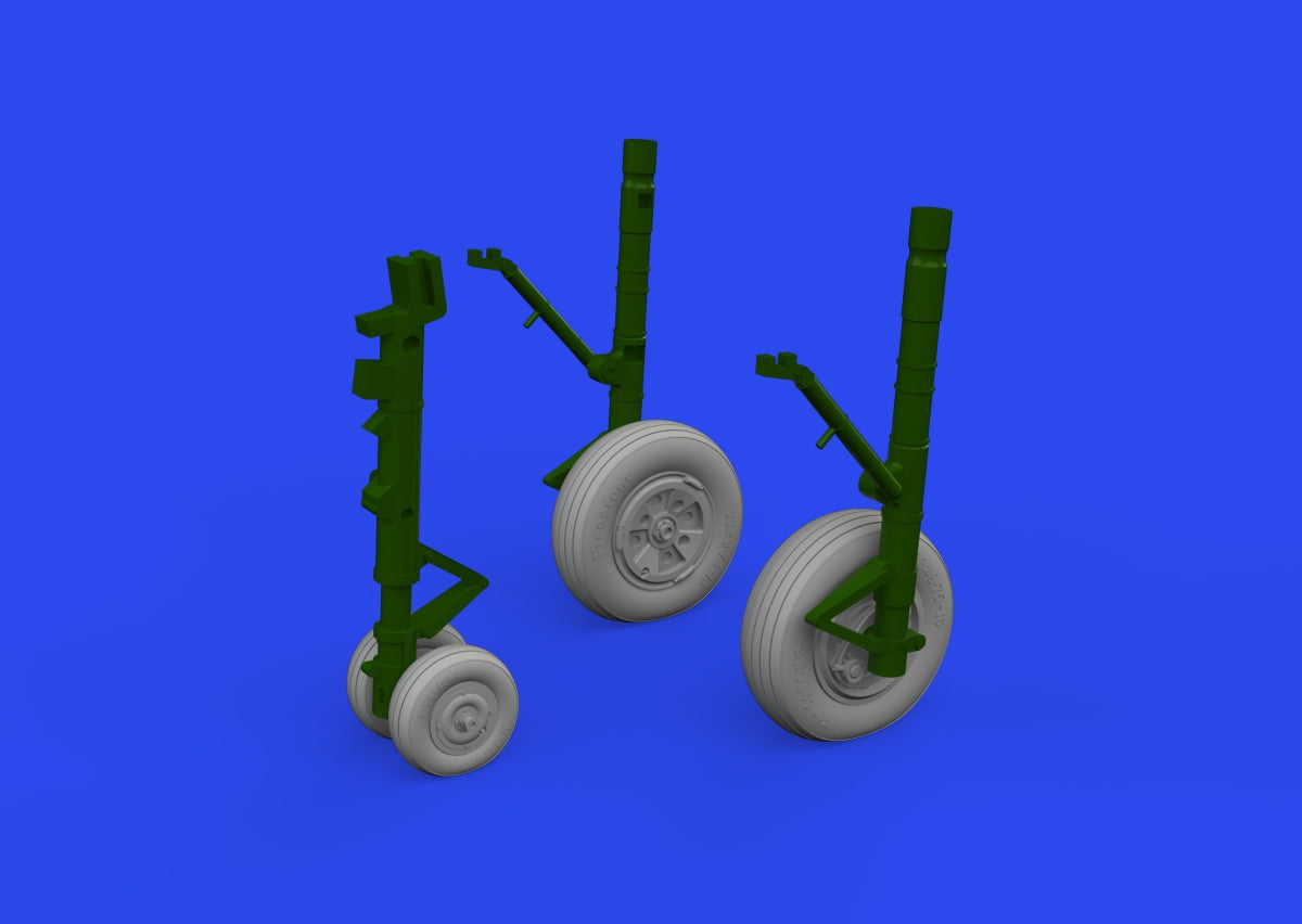 Eduard 648996 Gannet wheels AIRFIX 1/48 – immagine 2