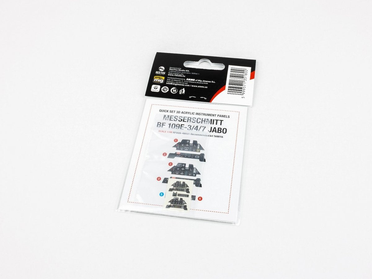 Red Fox Studio QS-48031 Messerschmitt Bf 109E-3/4/7 JABO Tamiya 1/48 – immagine 2