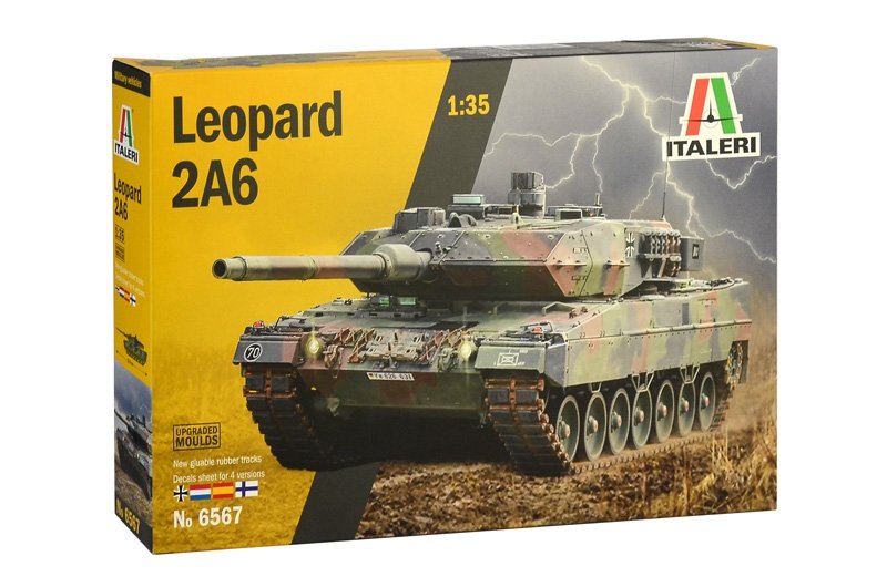Italeri 6567 LEOPARD 2A6 1/35 – image 2