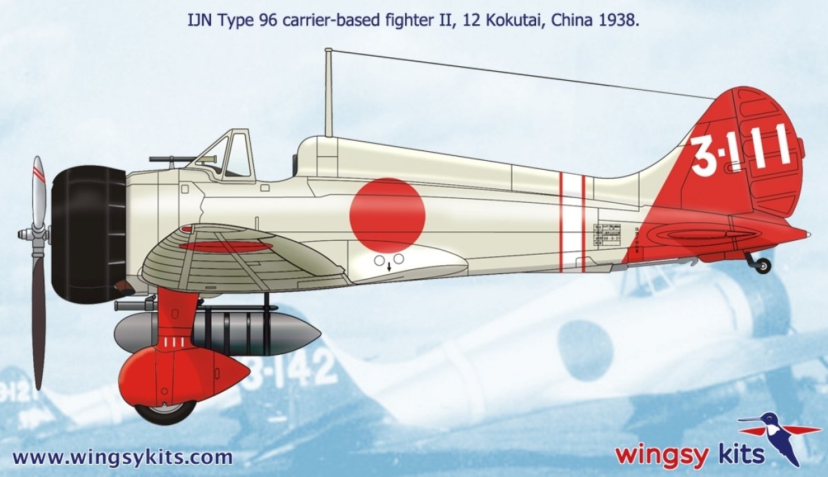 Wingsy Kits D5-01 IJN Type 96 carrier-based fighter II A5M2b “Claude” (late) 1/48 – imagen 12