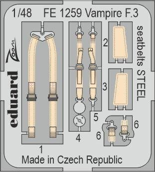 Eduard BIG49328 Vampire F.3 AIR 1/48 – immagine 4