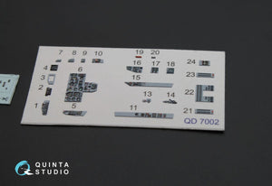 Quinta Studio QD72002 MiG-29 9-13 3D-Printed &amp;amp; coloured Interior on decal paper for 7278 Zvezda kit 1/72 – imagen 4