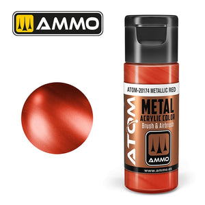 AMMO of Mig Jimenez 20174 ATOM METALLIC Red 20ml