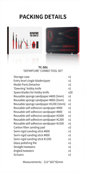 DSPIAE TC-S01 &amp;#39;Departure&amp;#39; Tool Combo Set / Zestaw narzędzi – immagine 2