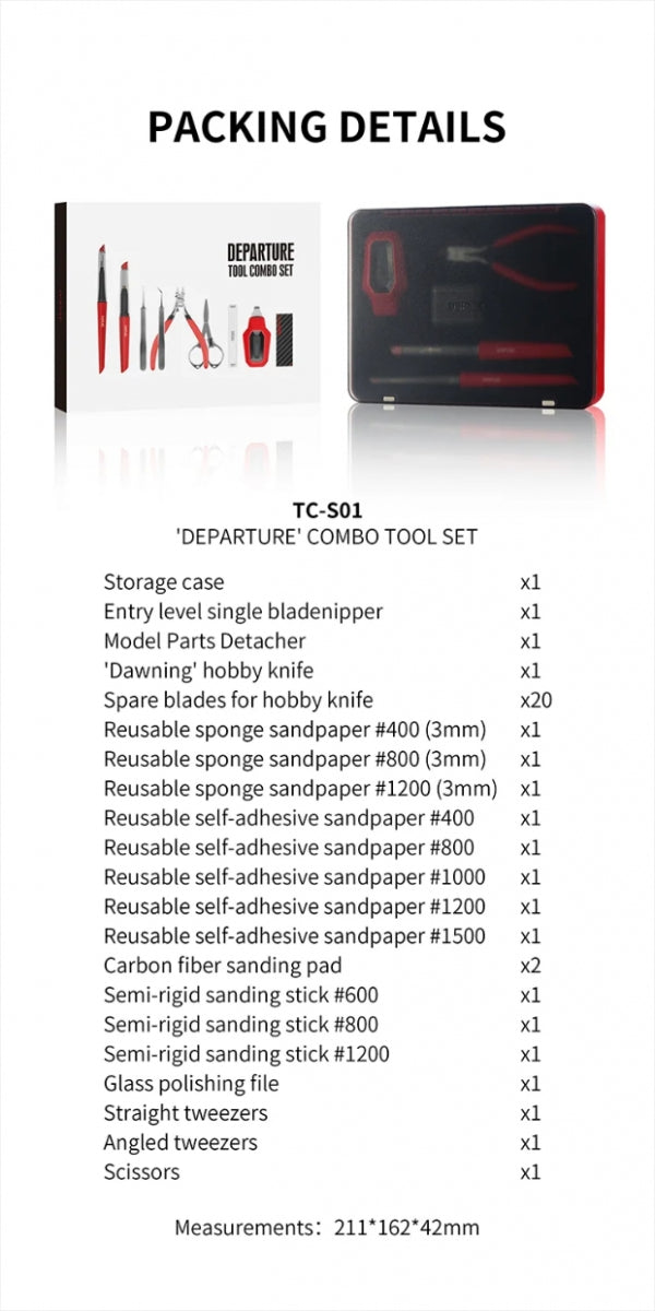 DSPIAE TC-S01 &amp;#39;Departure&amp;#39; Tool Combo Set / Zestaw narzędzi – immagine 2