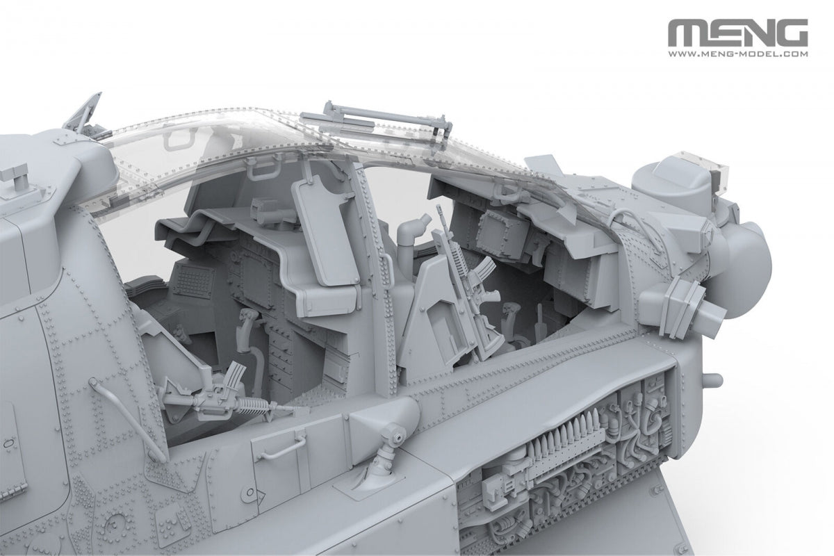 Meng Model QS-005 AH-64 D Saraf - Heavy Attack Helicopter (Israeli Air Force) 1/35 – imagen 4