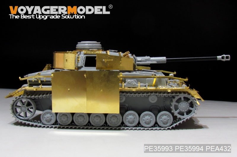 Maquette Voyager PE35993, char allemand Pz.Kpfw.IV Ausf.G (production tardive), base pour Border 35001, échelle 1/35 – image 6