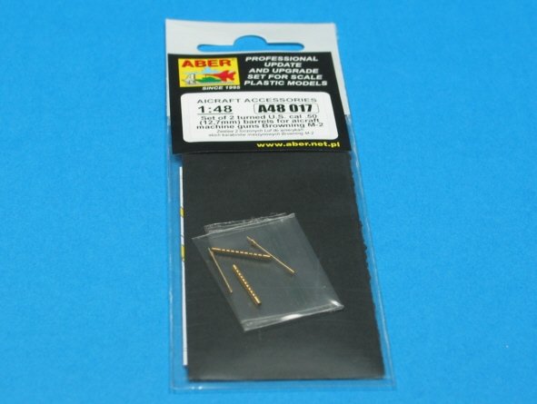 Aber A48 017 Set of 2 cal .50 (12,7mm) standard barrels for U.S. aircraft machine guns Browning M2 1/48 – Bild 4