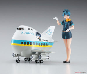 Hasegawa SP465 Egg Girls Collection 12 Sara Mayuki (CA) w/Airliner 1/20 – Bild 5