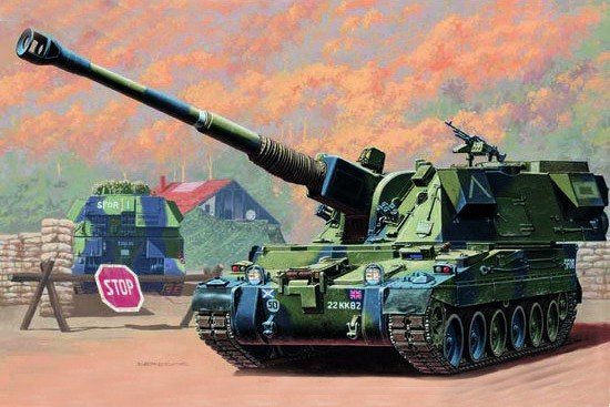 Trumpeter 00324 British 155mm AS-90 self-propelled howitzer 1/35