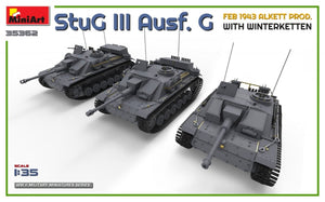 Mini Art 35362 StuG III Ausf. G FEB 1943 ALKETT PROD. WITH WINTERKETTEN 1/35 – zdjęcie 3