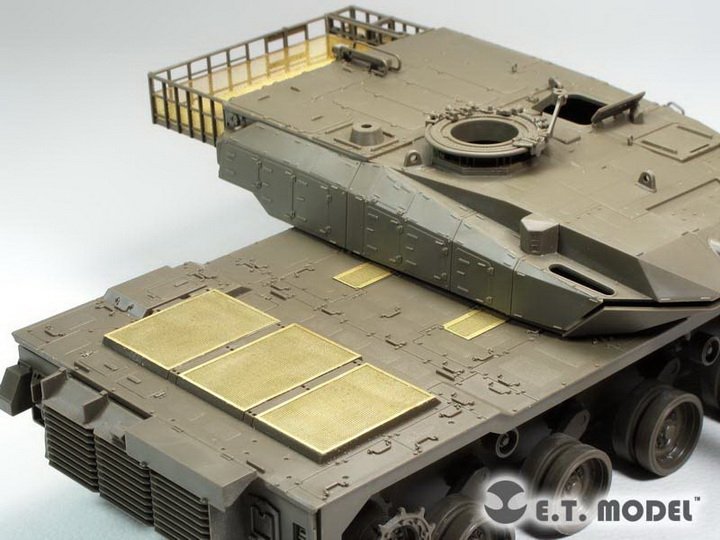 E.T. Model EA35-096 JGSDF TYPE 10 Tank Engine &amp;amp; Turret Rack Grills For TAMIYA 35329 1/35 – zdjęcie 3