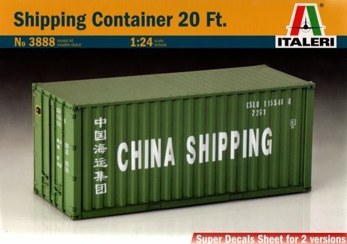 Conteneur maritime Italeri 3888 20 pieds (1/24)