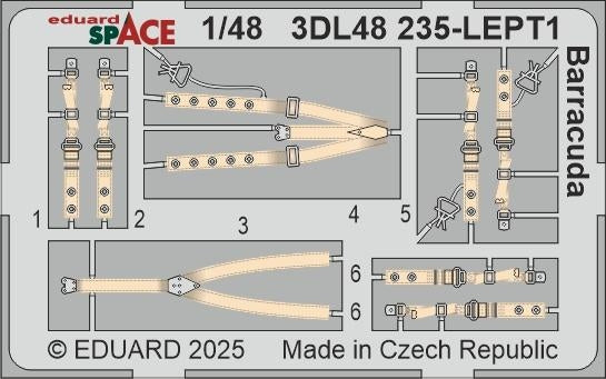 Eduard 3DL48235 Barracuda SPACE TRUMPETER 1/48 – imagen 4