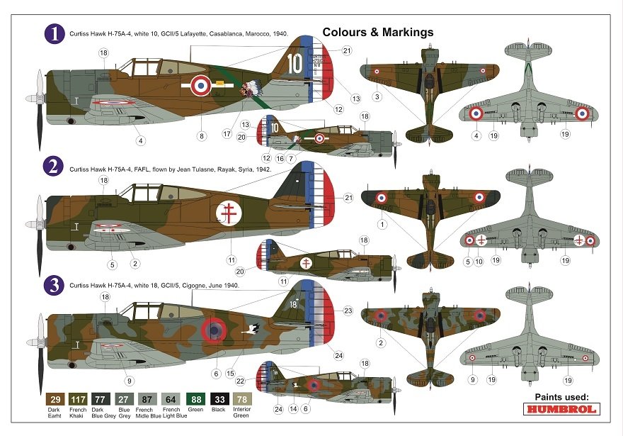 AZ Model AZ7646 Curtiss Hawk H-75A-4 1/72 – imagen 2