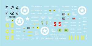 Star Decals 72-A1035 US M5A1 Stuart. 1/72 – imagen 3