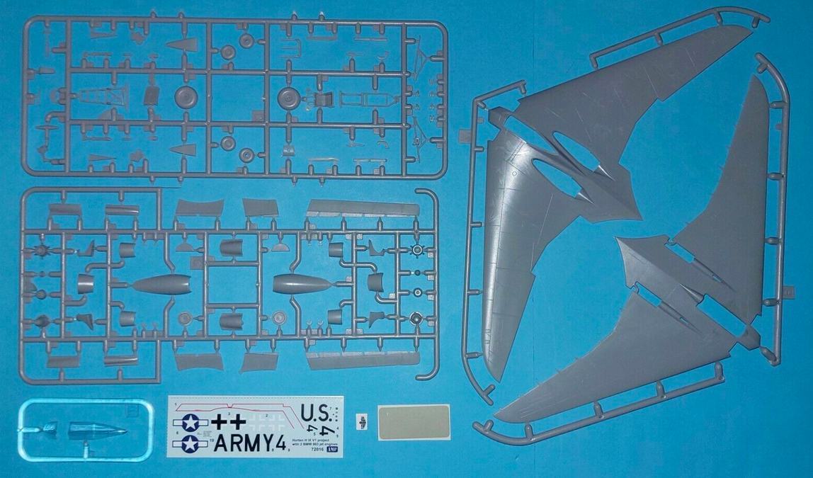 AMP 72017 Early Horten H IX V1 project w/BMW 003j 1/72 – zdjęcie 3