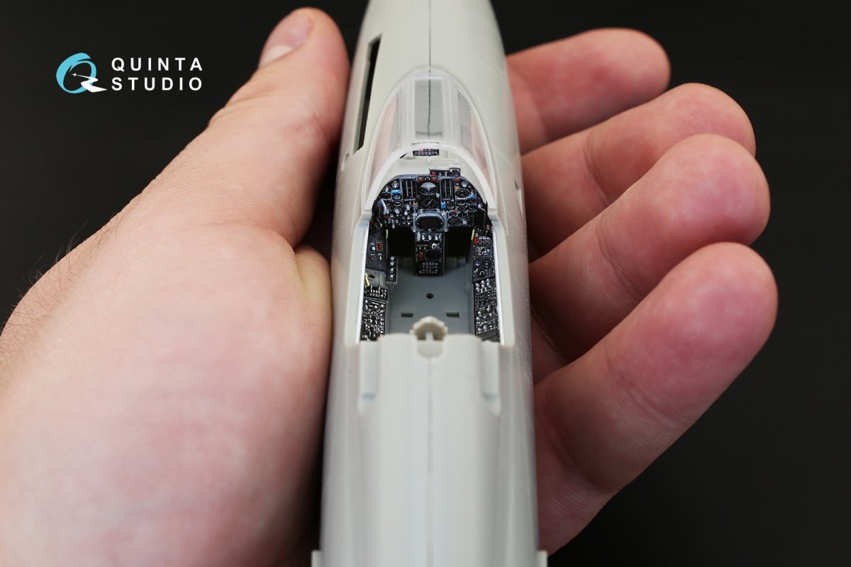 Quinta Studio QD48138 F-105D 3D-Printed &amp;amp; coloured Interior on decal paper (for HobbyBoss kit) 1/48 – imagen 5