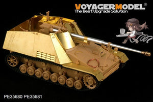 Maquette Voyager PE35681 Plaque de blindage/ailes pour Sd.Kfz. 164 Nashorn allemand de la Seconde Guerre mondiale (pour TAMIYA 35335) 1/35 – image 2