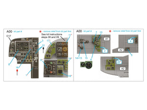 Quinta Studio QDS-48379 Bristol Beaufort Mk.I 3D-Printed &amp;amp; coloured Interior on decal paper (ICM) (Small version) 1/48 – immagine 2