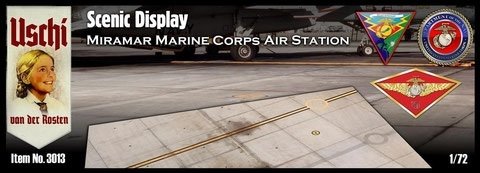 Uschi van der Rosten 3013 Scenic Display Miramar Marine Corps Air Station 1/72