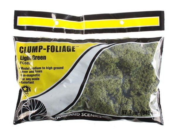 Woodland Scenic WFC682 Listowie &amp;quot;Light Green&amp;quot; (small bag) – Bild 2