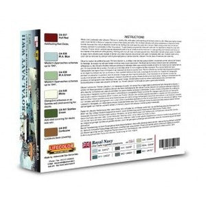 Lifecolor CS34 Acrylic paint set Royal Navy Set 2 6x22ml – imagen 2