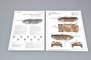 Trumpeter 00385 German Entwicklungsfahrzeug E 10 Hetzer 1/35 – imagen 8