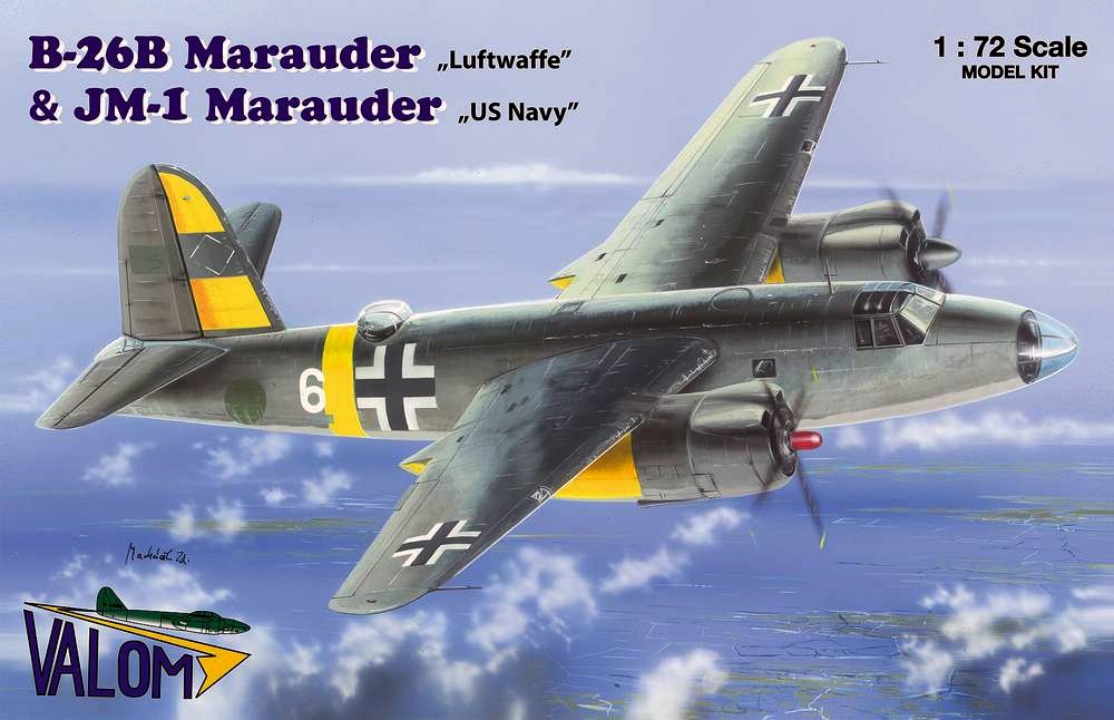 Valom 72050 B-26B Marauder (Luftwaffe) &amp; JM-1 Marauder (US Navy) 1/72