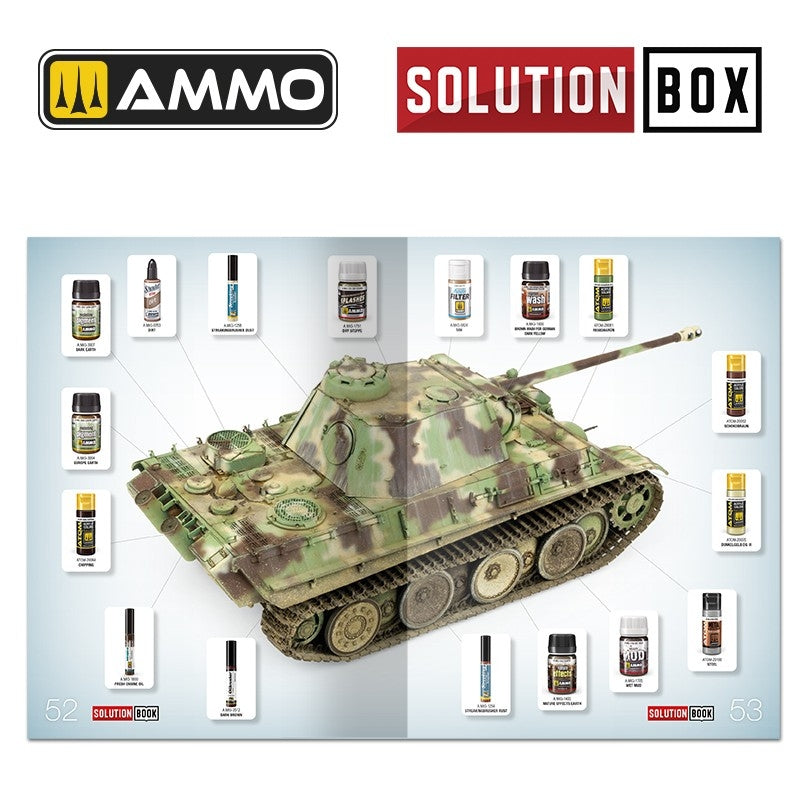 Ammo of Mig 6529 SOLUTION BOOK 23 - How to Paint WWII German Late War Vehicles (Multilingual Book) – immagine 6