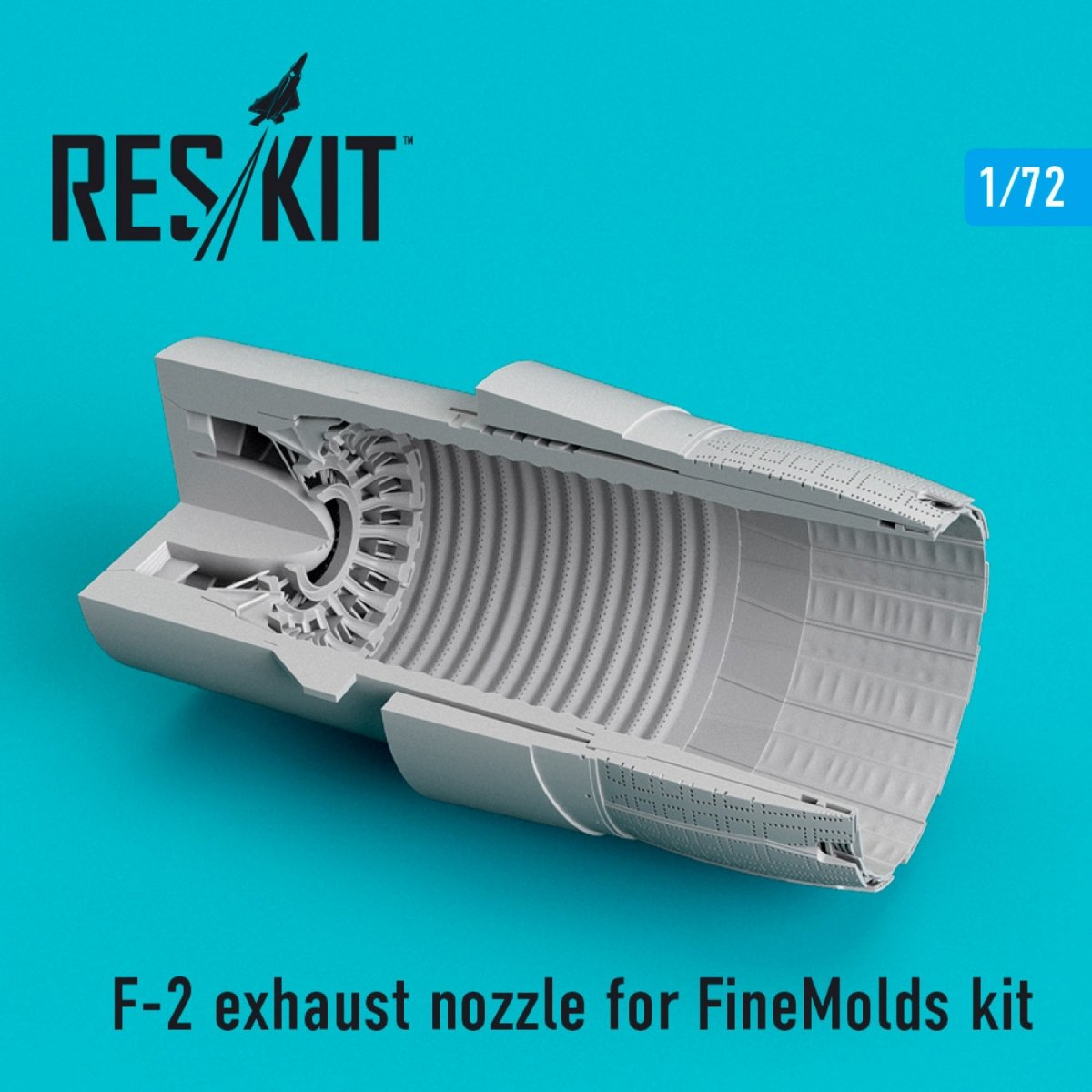 RESKIT RSU72-0201 Buse d&amp;#39;échappement F-2 pour kit Finemolds 1/72 – image 2