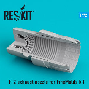 RESKIT RSU72-0201 Buse d&amp;#39;échappement F-2 pour kit Finemolds 1/72 – image 2