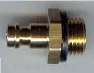 Harder &amp;amp; Steenbeck 262148 Złącze męskie 5.0mm gwint 1/4&amp;quot;