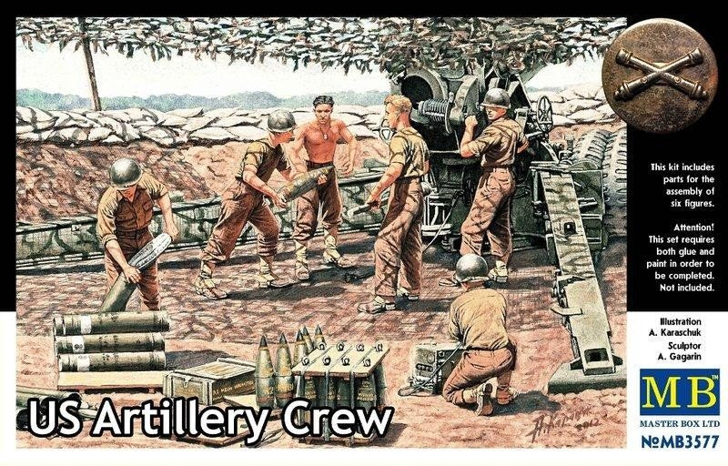 Master Box 3577 US Artillery Crew WW II 1/35