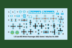 Hobby Boss 83889 M35 Mittlere Panzerwagen ADGZ-Daimler 1/35 – image 4