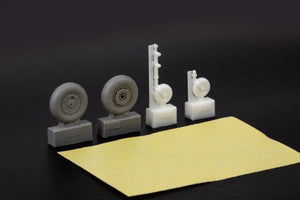 Eduard 648914 Bf 109K-4 wheels EDUARD 1/48 – immagine 4