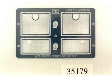 Tamiya 35179 Kit de grilles photogravées pour Tiger I, échelle 1/35